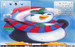 Vánoční motiv - KDE 4.4.5